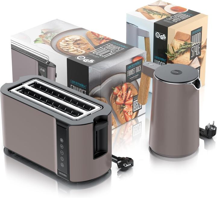 Actual product image Arendo Küchen-Set mit Wasserkocher & Toaster (1.50 l)