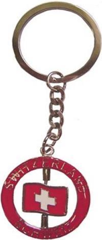 Actual product image Keychain Swiss Flag