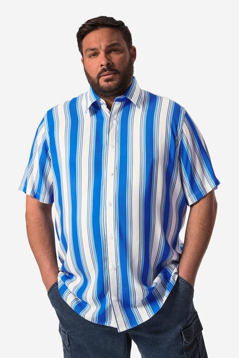 Produktbild Men+ Hemd, Halbarm, Bauchfit, Streifen, Kentkragen, Comfort Fit (XXL)