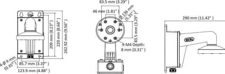 Actual product image Hikvision 302700329 (Mounting kit)