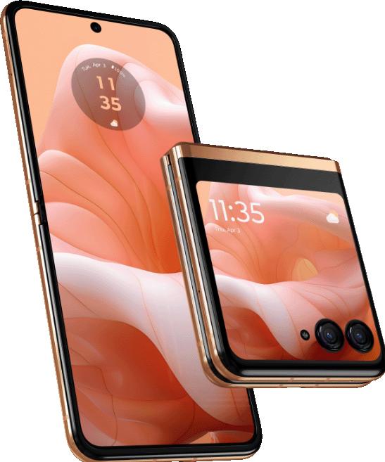 Image du produit Motorola Razr 40 Ultra (256 Go, Peach Fuzz, 6.90", SIM + eSIM, 5G)