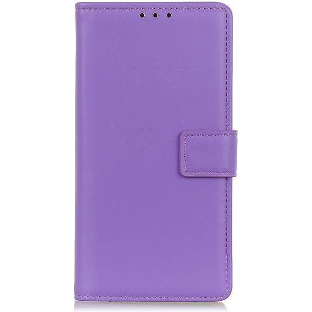 MU Classic Classic II Leder Bookcover Series (Xiaomi Mi 11i), Smartphone Hülle, Violett
