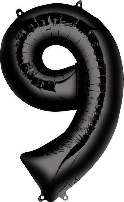 Actual product image MU Classic Number Balloon 9 (80cm)