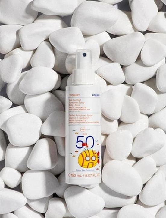 Immagine prodotto Korres Yoghurt Kids Comfort Spray Solare Corpo + Viso SPF 50 (Spray solare, SPF 50, 150 ml)
