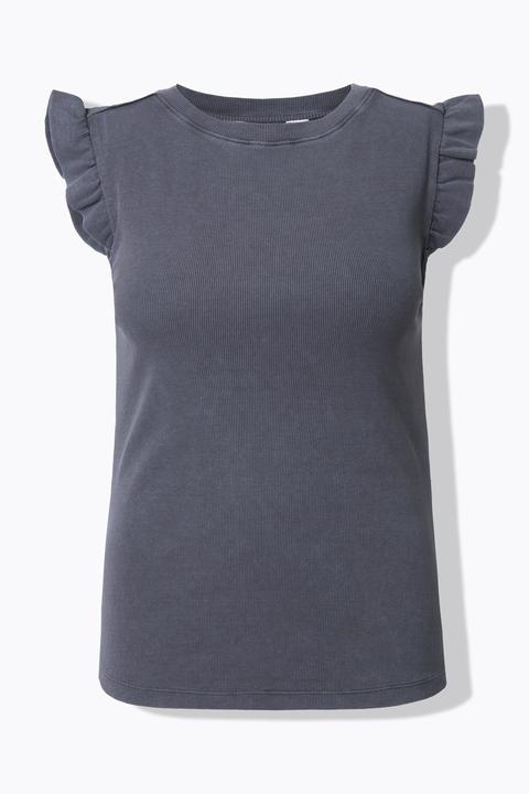 Actual product image Studio Untold Ruffled Acid Washed Tank (60)