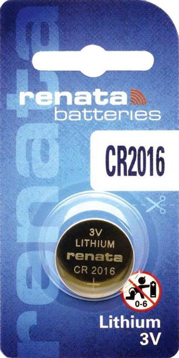 Image du produit Renata CR2016 (1 pcs, CR2016, 90 mAh)