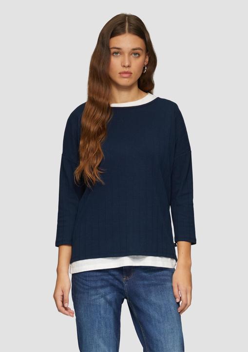 Image du produit S.Oliver T-Shirt Shirt im Loose Fit mit Dreiviertelarm (XS)