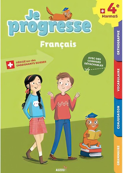Je progresse : Français 4ème Harmos Edition février 2021 (French, Collectif, 2022)