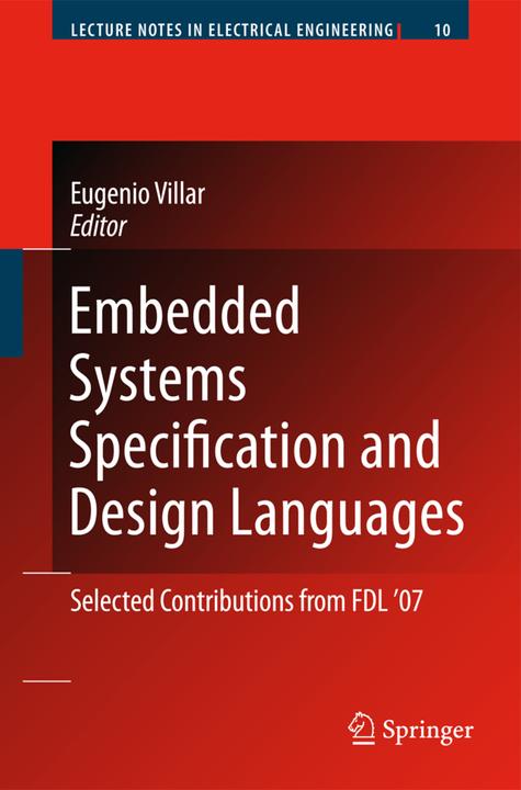 Embedded Systems Specification and Design Languages (Englisch, Eugenio Villar, 2010)