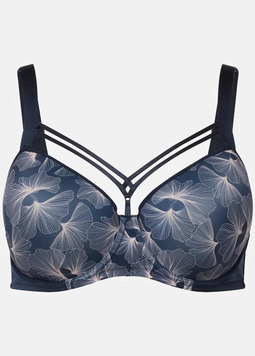 Produktbild Ulla Popken Bügel-BH, Gingkomuster, Softcups, Cup B - E (95 B)