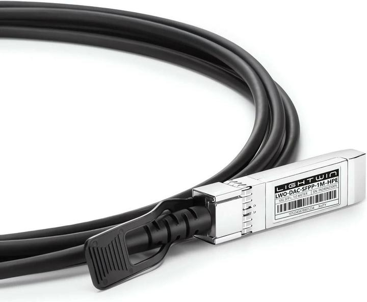 Actual product image Lightwin Optics DA-Kabel Passiv 10GB HPE/Aruba SFP+/SFP+ 1 m (1 m)