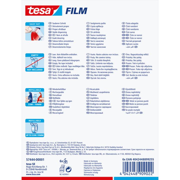 Energie-Label tesa EASY CUT Handabroller