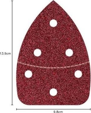 Produktbild wolfcraft 6 Haft-Schleifbl. Korund K120 98x139mm (120)