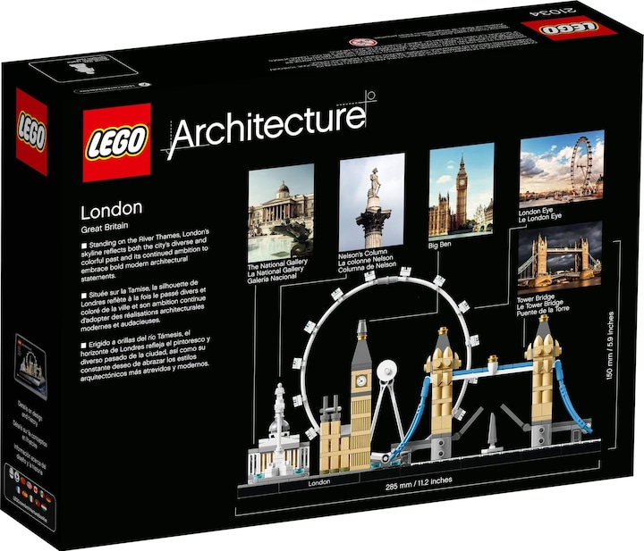 Produktbild LEGO Architecture End-Of-Live Set London - 21034 NEU! Teile 468x (21034)