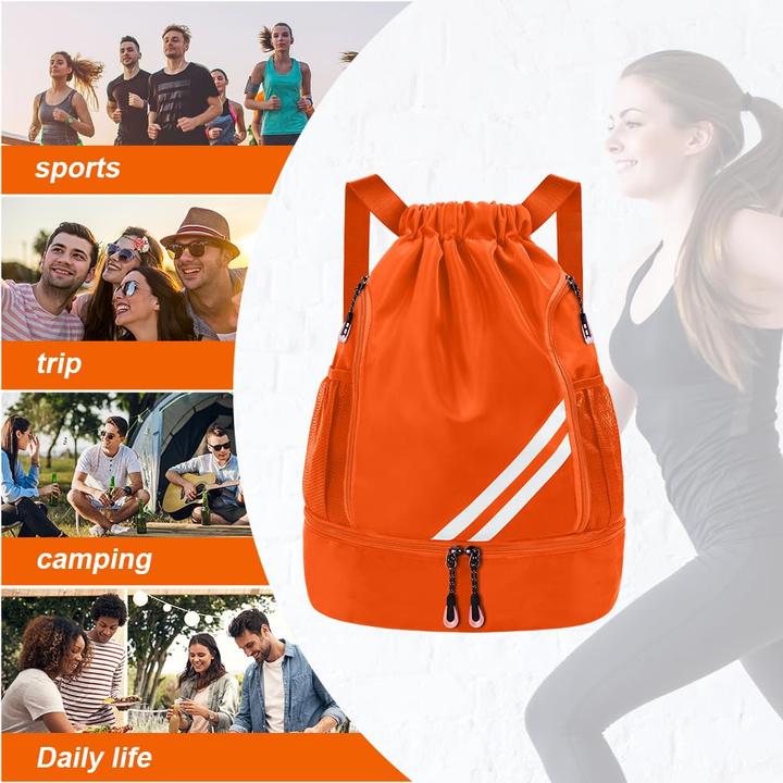 Produktbild Only-Bags.Store Mode Sport Rucksäcke, Turnbeutel, grosse Kapazität Kordelzug Sporttasche (20 l)