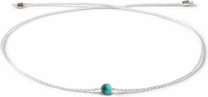 Produktbild Seelenband Armband "Hoffnungsträger" (23 cm, Malachit, Vegane Perlseide)