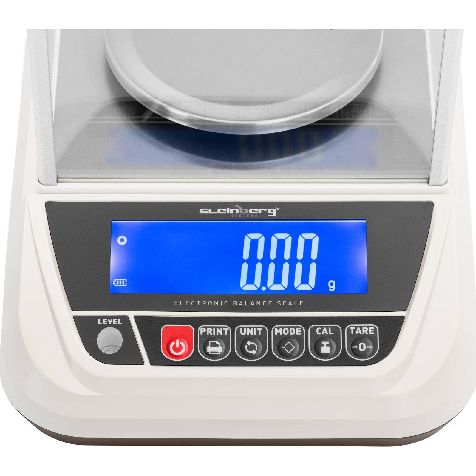 Thumbnail - Steinberg, Feinwaage, Präzisionswaage Feinwaage Grammwaage Laborwaage Windschutz LCD 2000 g / 0,01 g