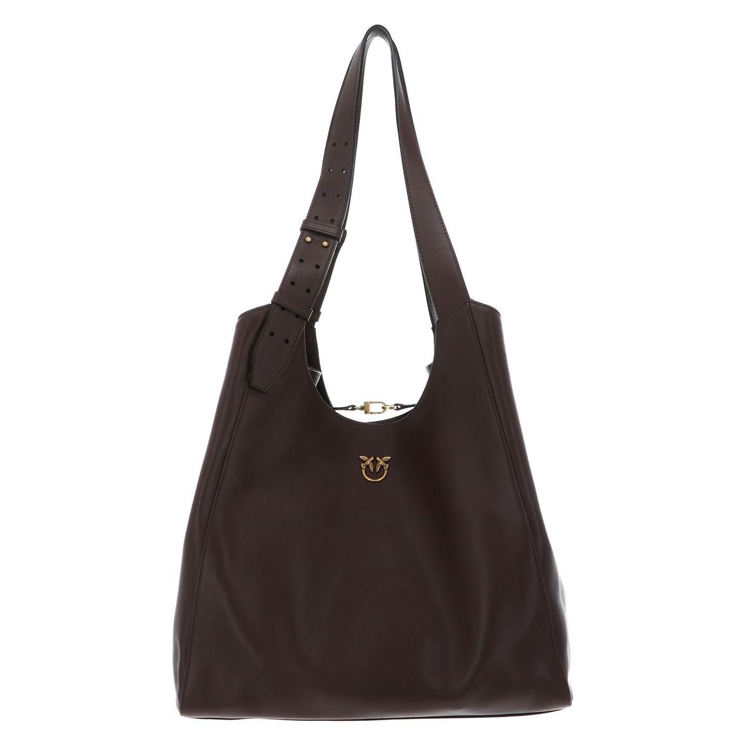 Pinko, Damen, Handtasche, Tote Classic Belt, Braun