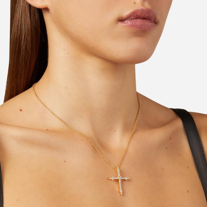 Produktbild Chiara Ferragni Croci Halskette (Messing, 42 cm)