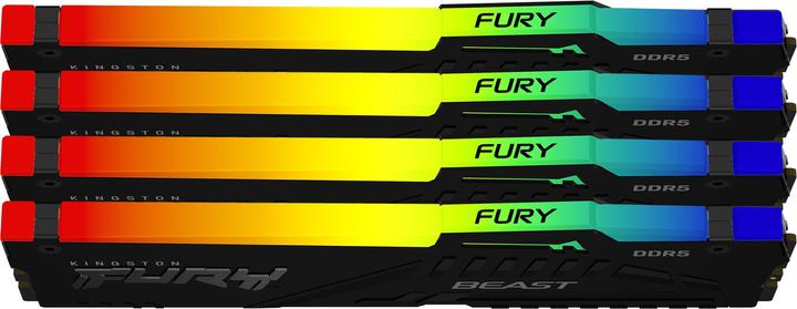 Produktbild Kingston Fury Beast RGB (4 x 32GB, 5200 MHz, DDR5-RAM, DIMM)