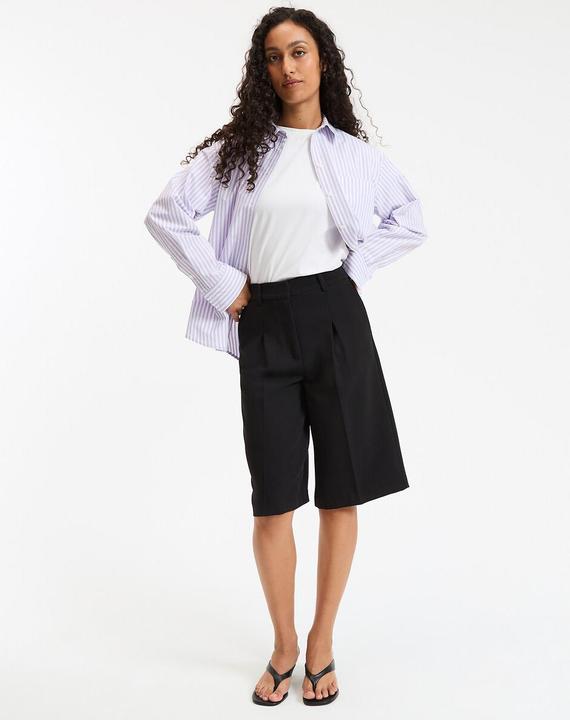 Produktbild La Redoute Collections Bermuda-Shorts mit Falten (40)