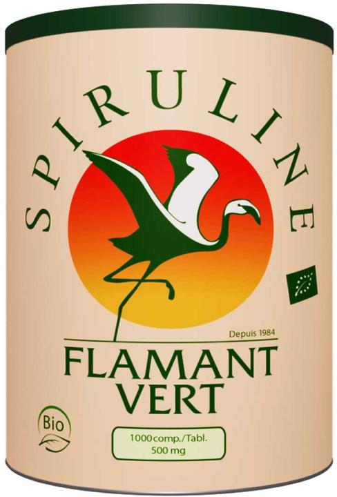 Actual product image Spirulina Flamant Vert (1000 Piece, Pills, 500 g)