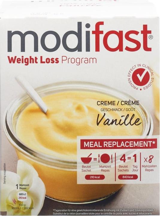 Image du produit Modifast Programm Crème Vanille (8 pièce(s), Beutel, 55 g)