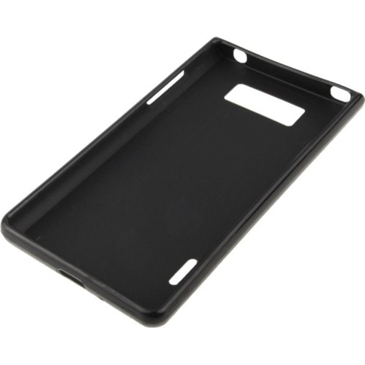 König Design Schutzhülle TPU Punkte Case für Handy LG Optimus L7 / E705 (LG Optimus L7), Smartphone Hülle, Schwarz