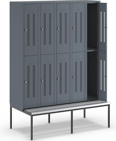 Actual product image Wolf Half height wardrobe with bench base (150 cm, 214 cm)