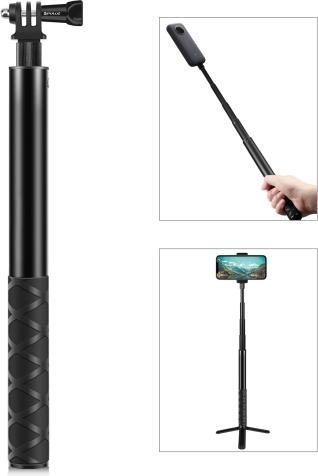 Actual product image Puluz Metal selfie stick 110cm (One RS, One X2, One X3, One X4)