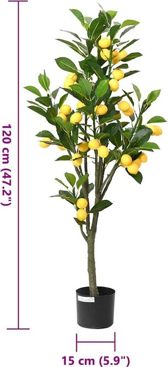 Immagine prodotto vidaXL künstlicher Zitronenbaum (120 cm)