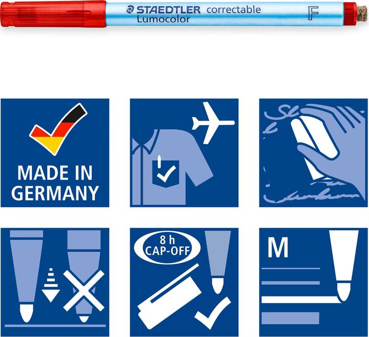 Actual product image Staedtler Dry wipe universal pen (4x)