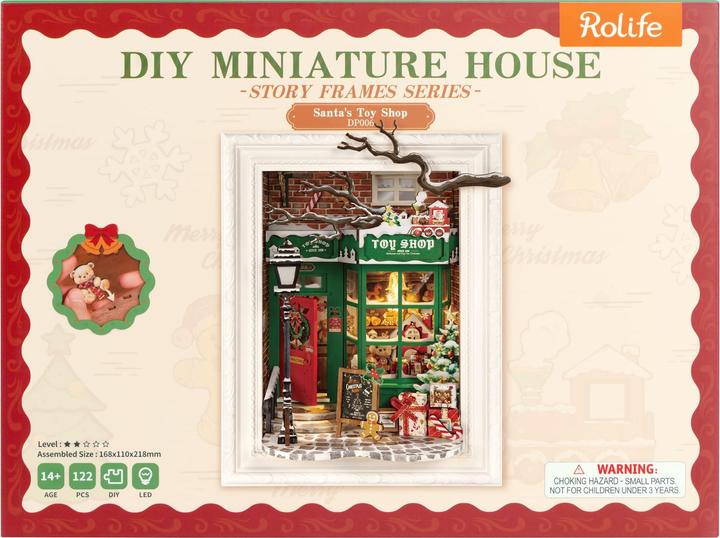 Image du produit Robotime Bausatz Santa's Toy Shop