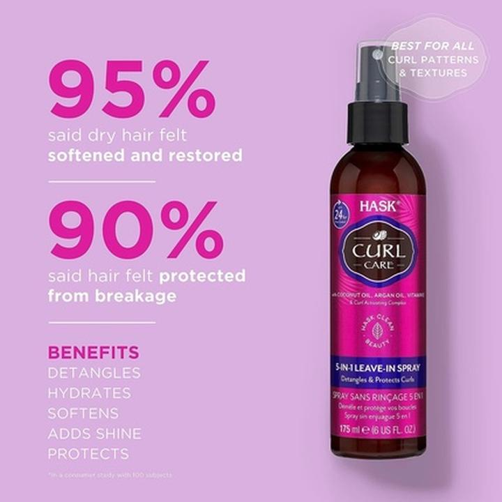 Produktbild Hask CURL CARE 5-in-1 leave-in spray 175 ml (175 ml)