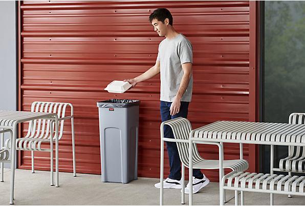 Produktbild Rubbermaid Wertstoffsammler aus Kunststoff (87 l)