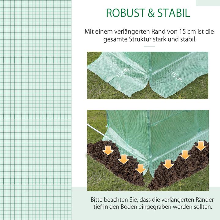 Immagine prodotto Outsunny Ersatzfolie PE Grün