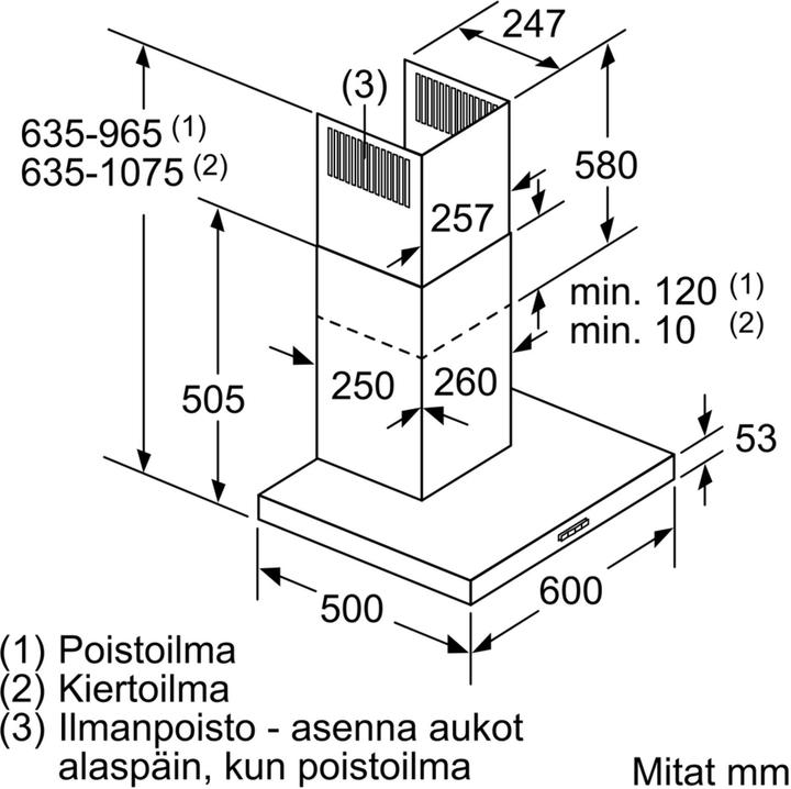 Produktbild Siemens LC67BHM50 (Wandhaube)