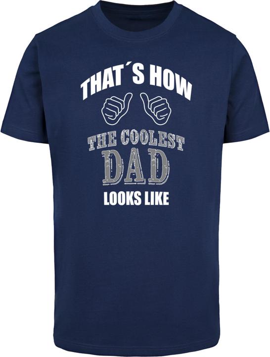Produktbild Merchcode Coolest Dad T-Shirt Round Neck - 113679 (M)