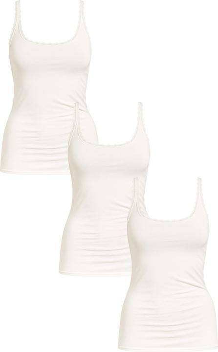 Immagine prodotto Maxte Canottiera COTONE LACE donna confezione da 3 pezzi (L)