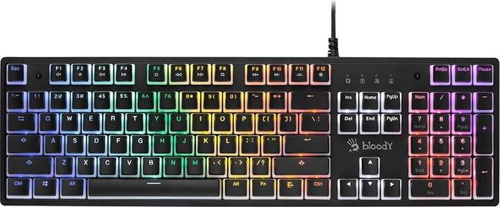Actual product image A4Tech Mechanical Keyboard BLOODY S510R Pudding (Blue Switch) (US, Cable)
