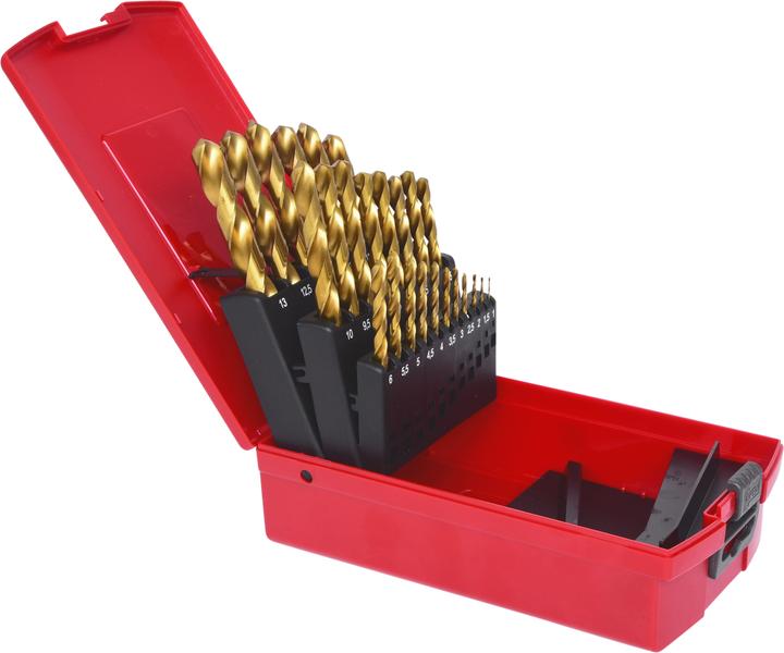 Actual product image KS Tools HSS TiN Twist Drill Set (1 mm - 13 mm)
