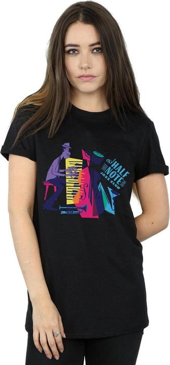 Actual product image Disney Womens/Ladies Soul Joe Gardner Jazz Club Cotton Boyfriend T-Shirt (3XL)