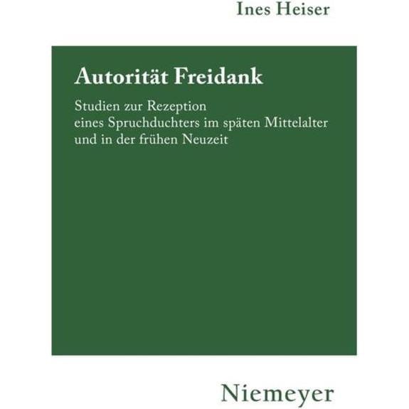 Autorität Freidank, Fachbücher von Ines Heiser