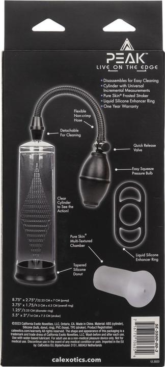 Actual product image CalExotics Peak Kit Suction Pump
