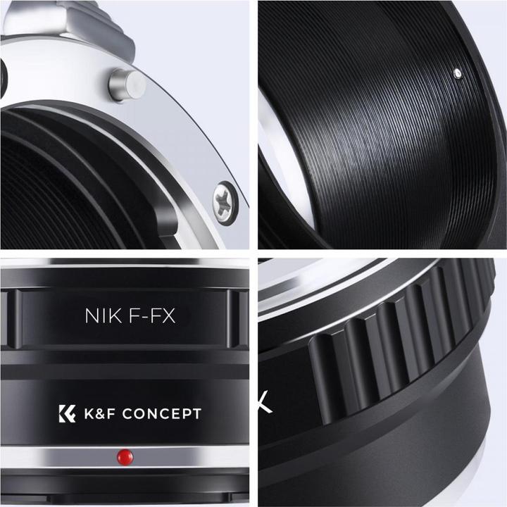 Image du produit K&F Concept Adaptateur d'objectif de haute précision, NIK-FX
