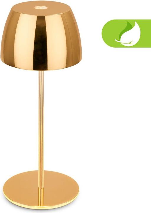 Image du produit Briloner Lampe de table LED rechargeable - Mini, Touch, Gold (150 lm)