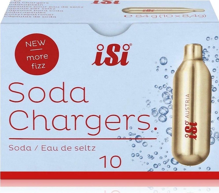 Actual product image ISI Soda Siphon Capsules