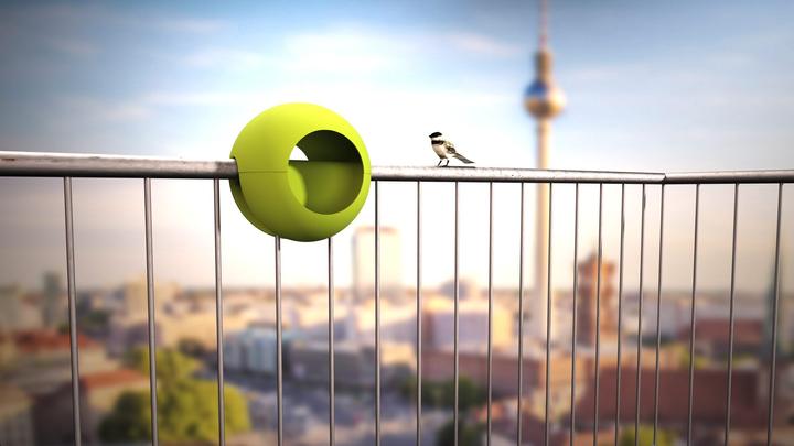 Immagine prodotto Rephorm Mangiatoia per uccelli Birdball Ø 30 cm - Lime