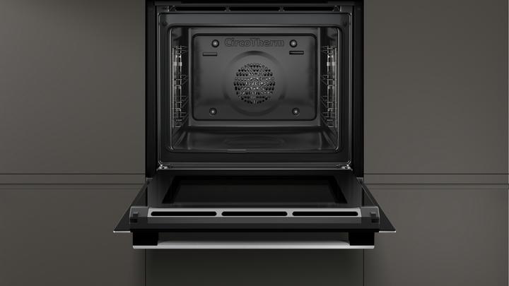 Produktbild Neff N 30, Einbau-Backofen mit Dampfunterstützung, 60 x 60 cm, Edelstahl, B2AVG6AN0