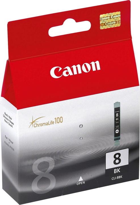 Actual product image Canon CLI-8 BLACK INK 0620B001 (FC)